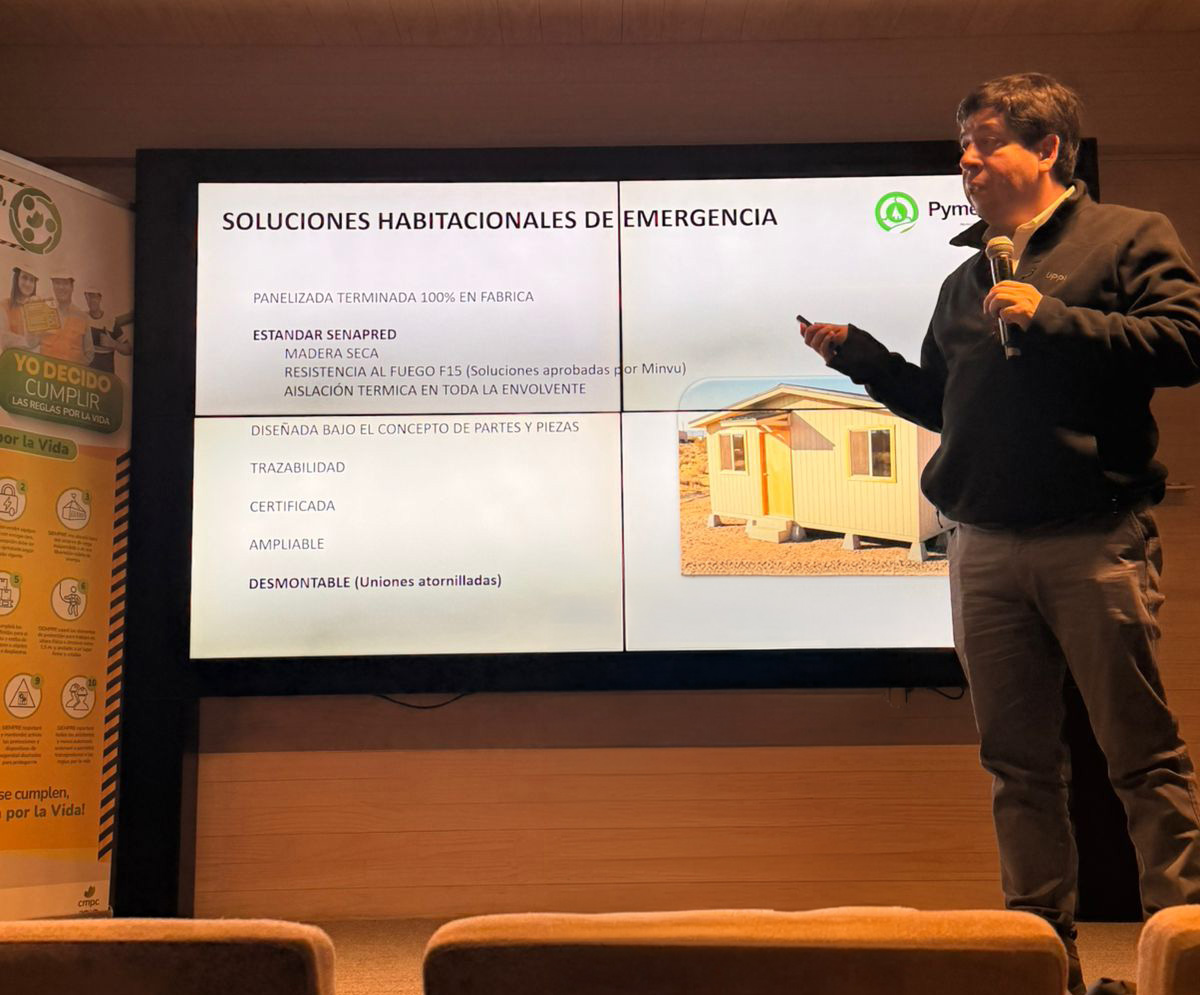 Pymemad participa en encuentro de fomento Pymes Madereras organizado por CMPC en Los Ángeles