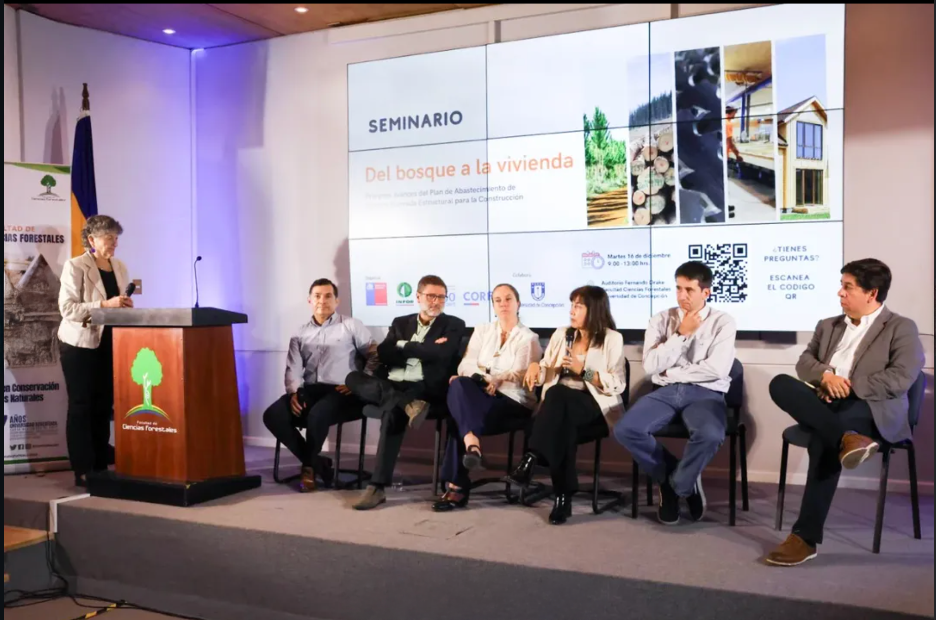 Pymemad Biobío-Ñuble participa en Seminario sobre Abastecimiento de Madera Estructural para la Construcción