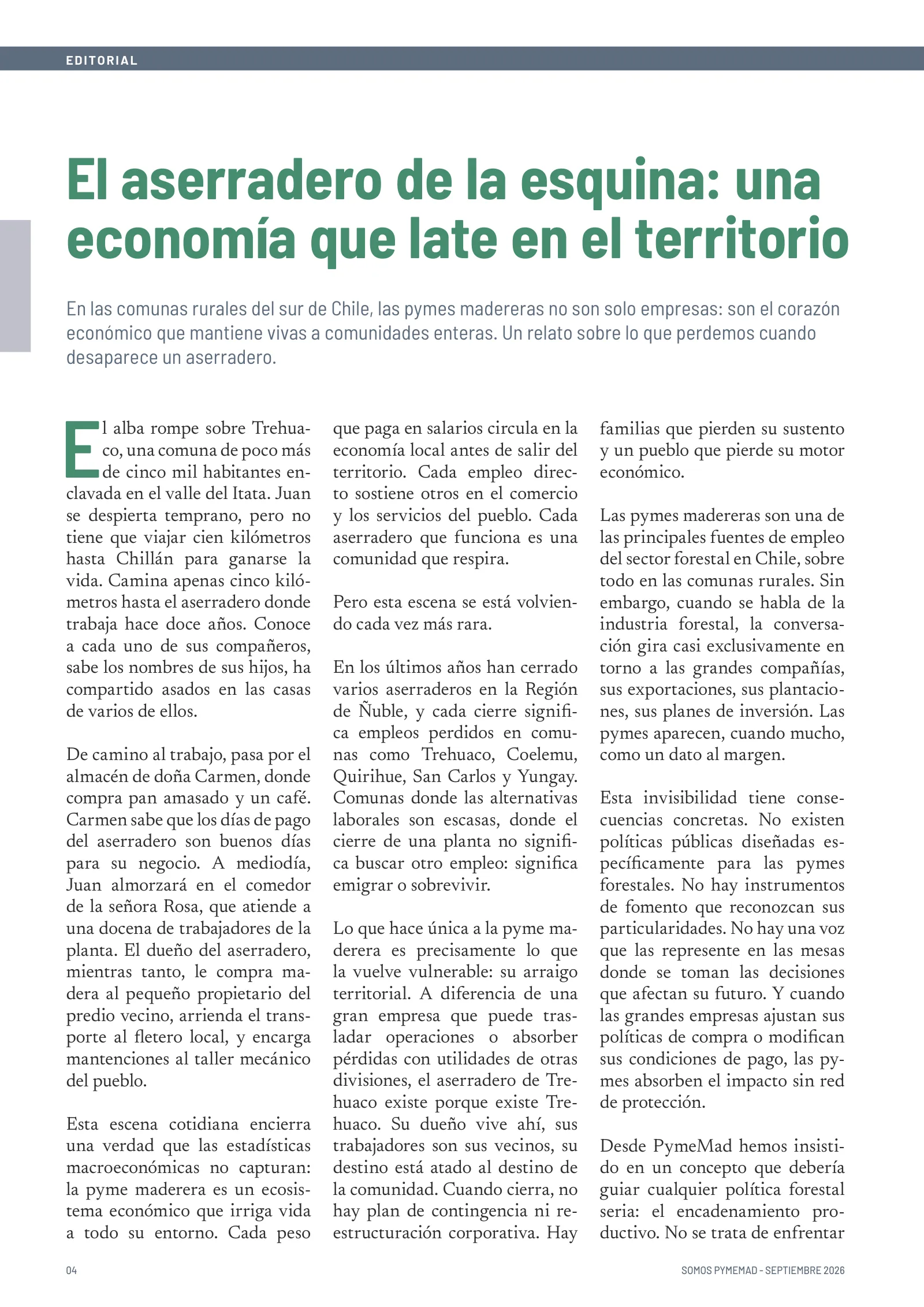 Somos PymeMad — Septiembre 2026 — página 4