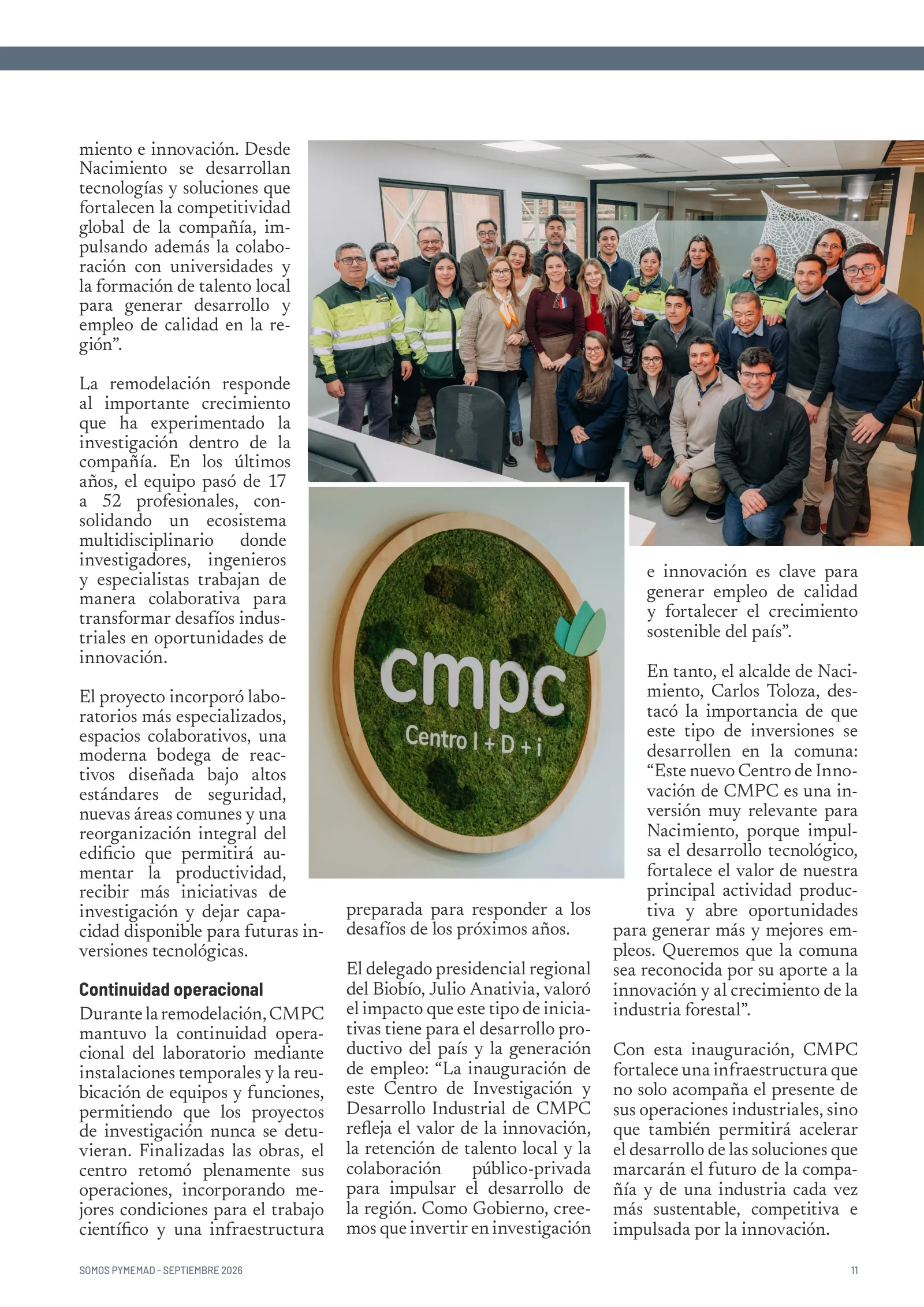 Somos PymeMad — Septiembre 2026 — página 11