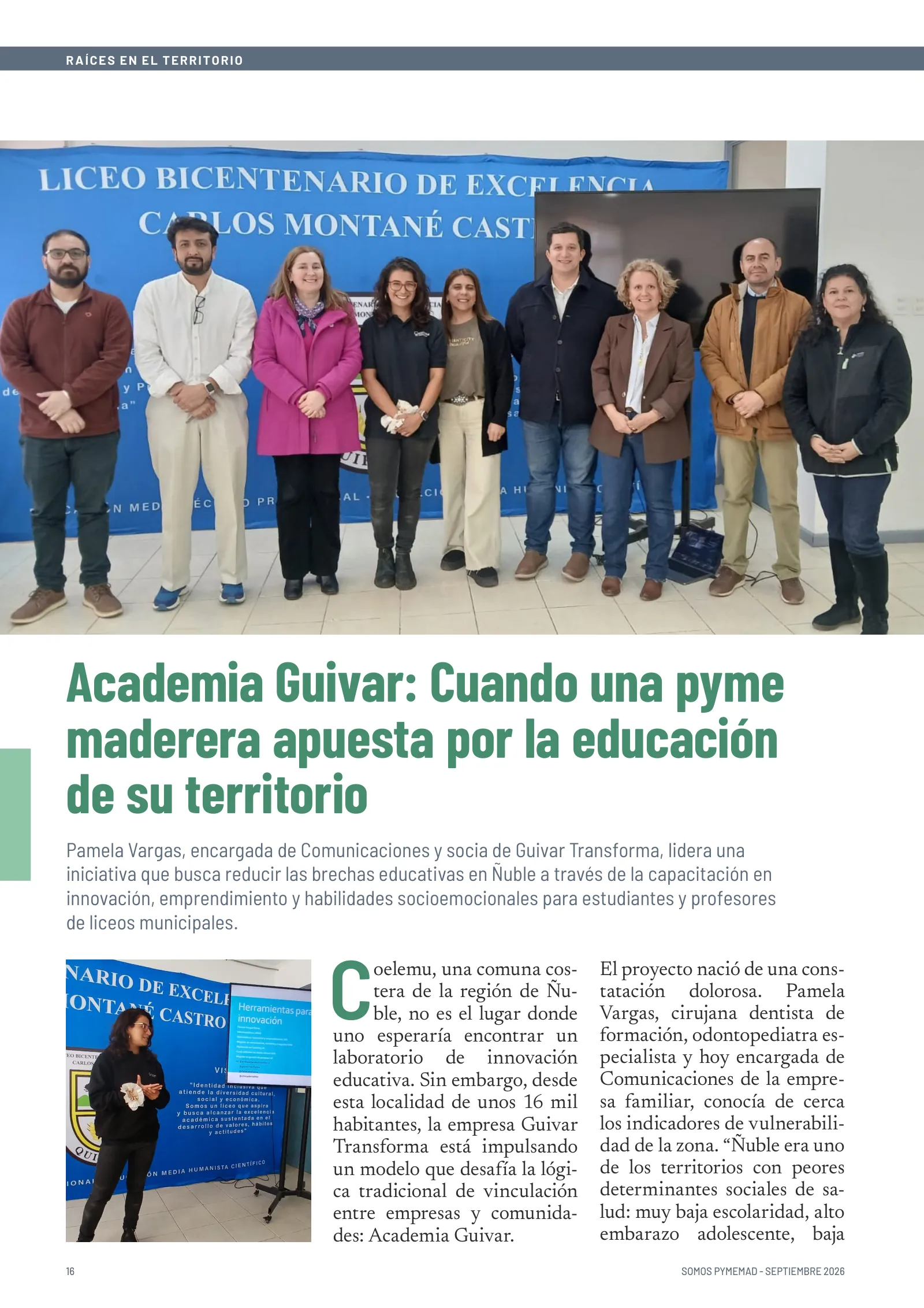 Somos PymeMad — Septiembre 2026 — página 16